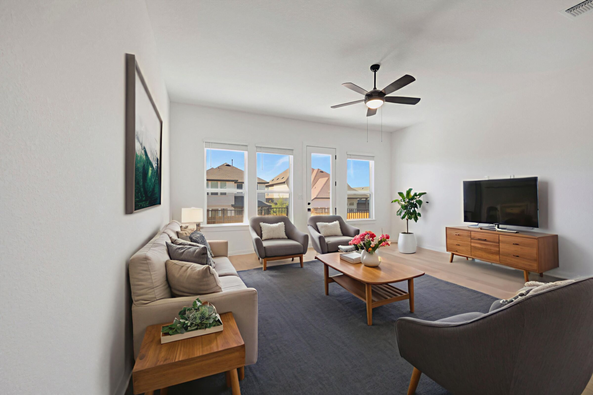 Living Room - Virtually Staged