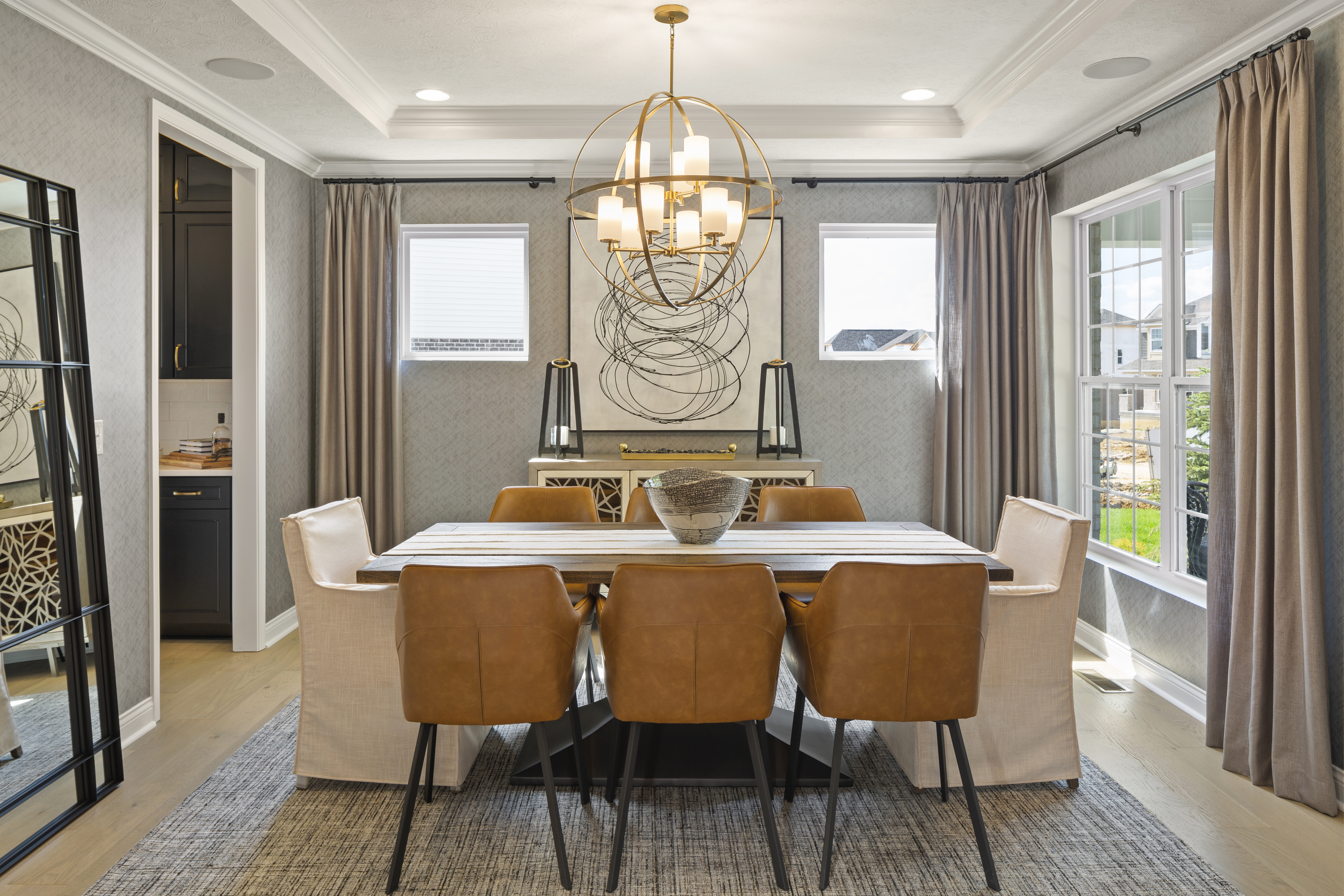 Staged Dining Room