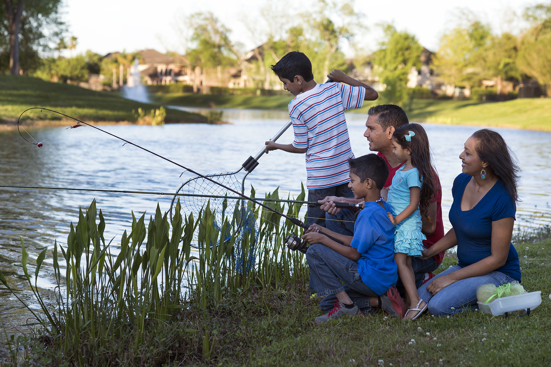 Family Fishing in Missouri City, TX