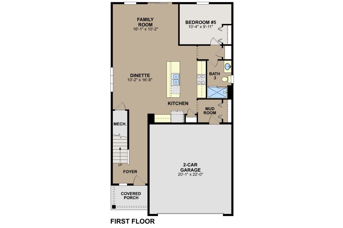 Trenton First Floor Floorplan