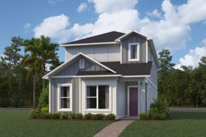 Bridgeport Elevation  Contemporary Farmhouse