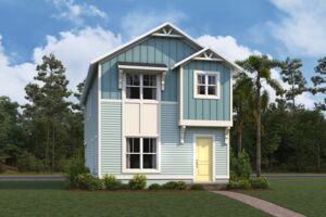 Jensen Elevation  Transitional Farmhouse
