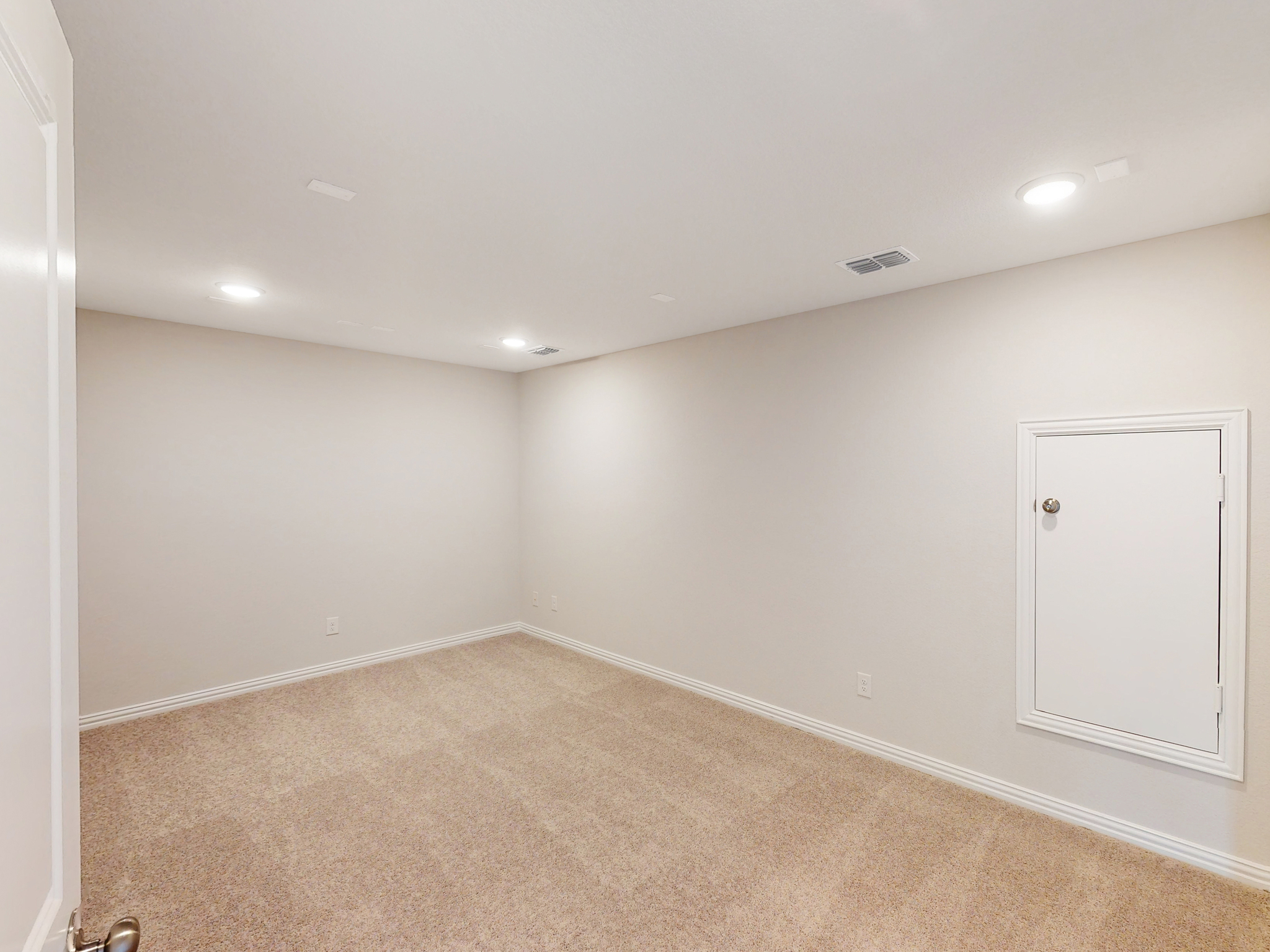 [empty media room]