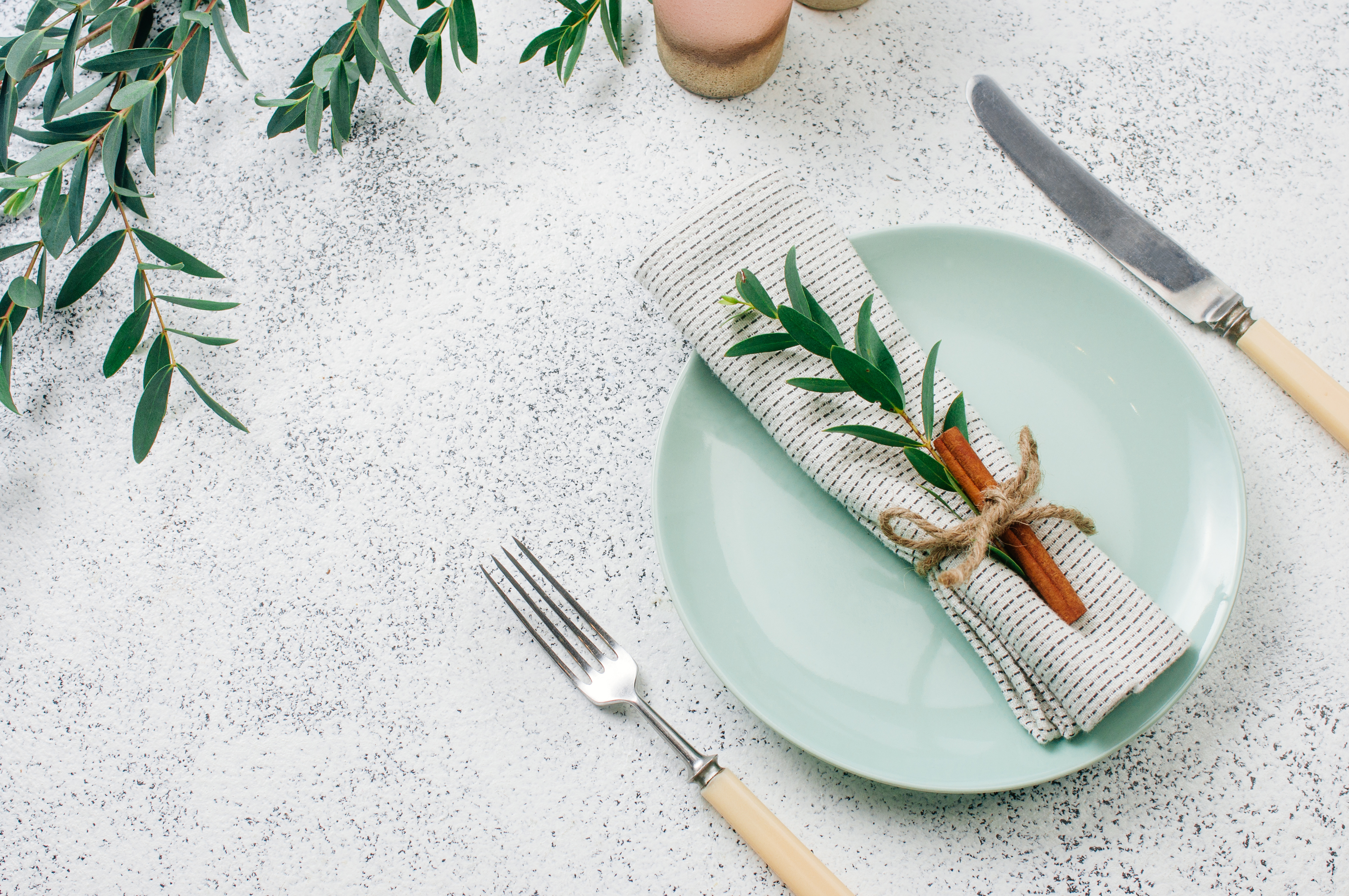 Winter Table Setting