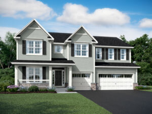 Hudson Elevation B 3-Car Garage