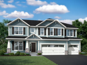 Lyndale Elevation Craftsman 3-Car Garage