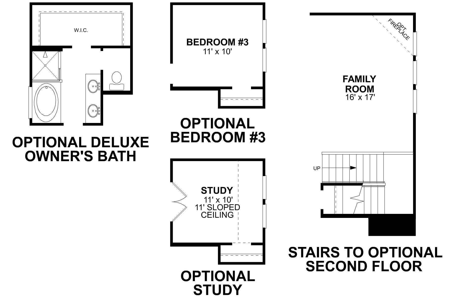 Orchid First Floor Options