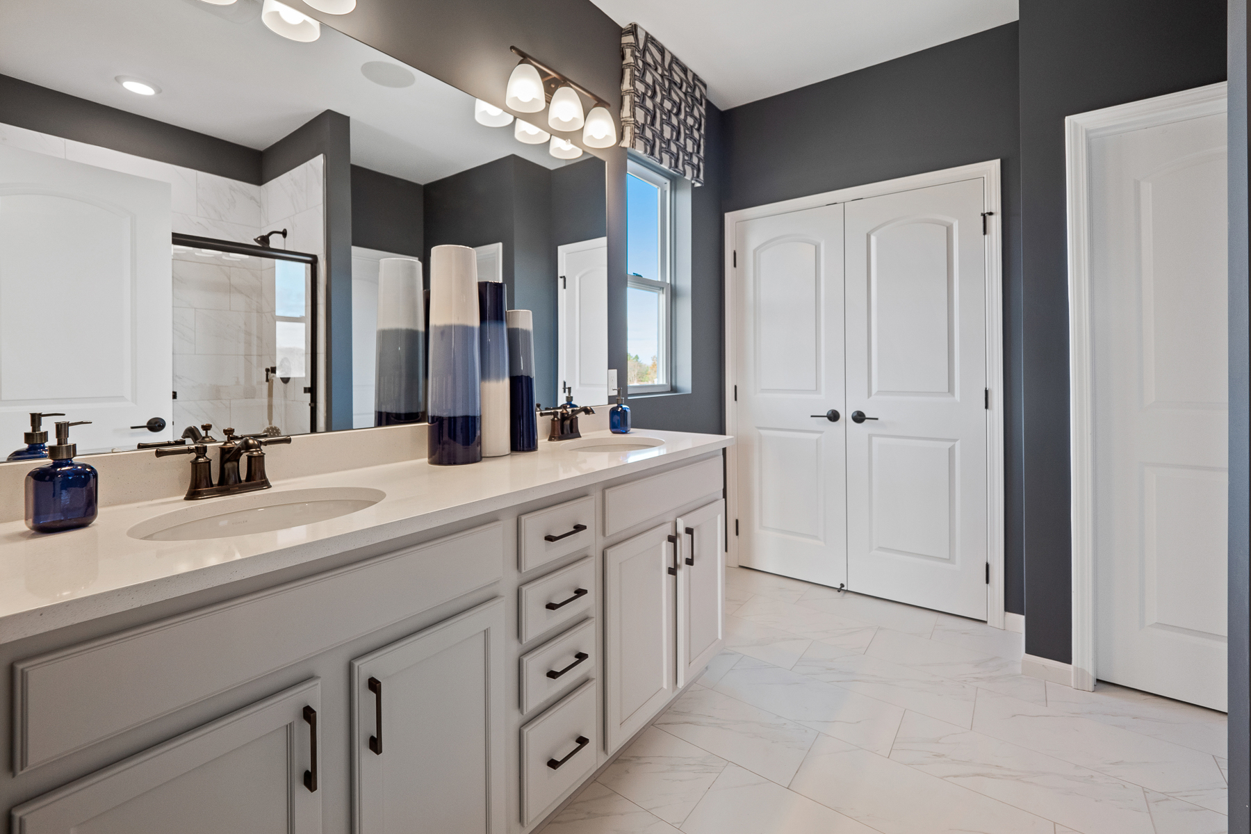 Owner's Bath With White Doors