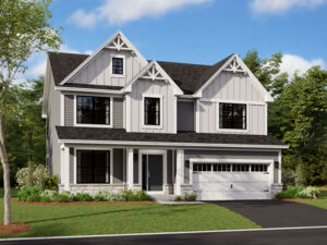 Dunbar Elevation Urban Farmhouse