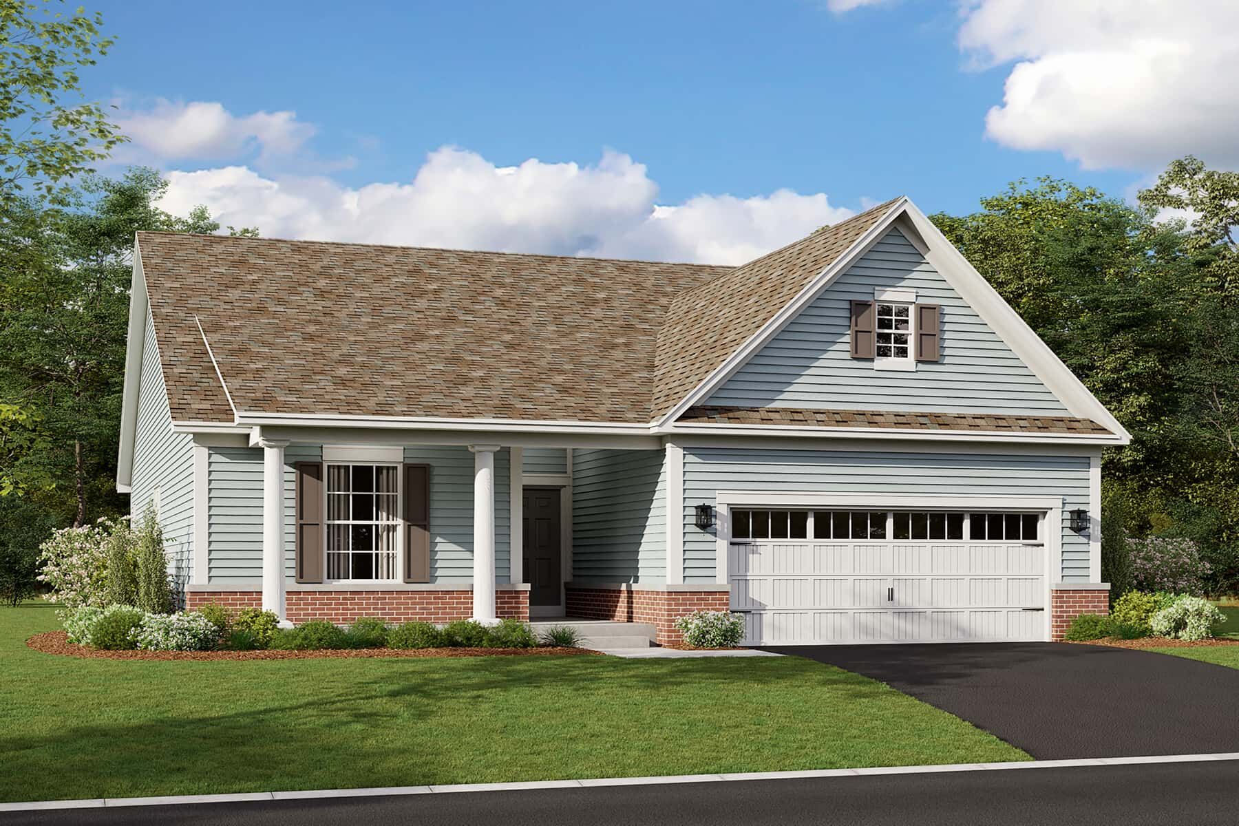 Briarwood Colonial Revival Elevation