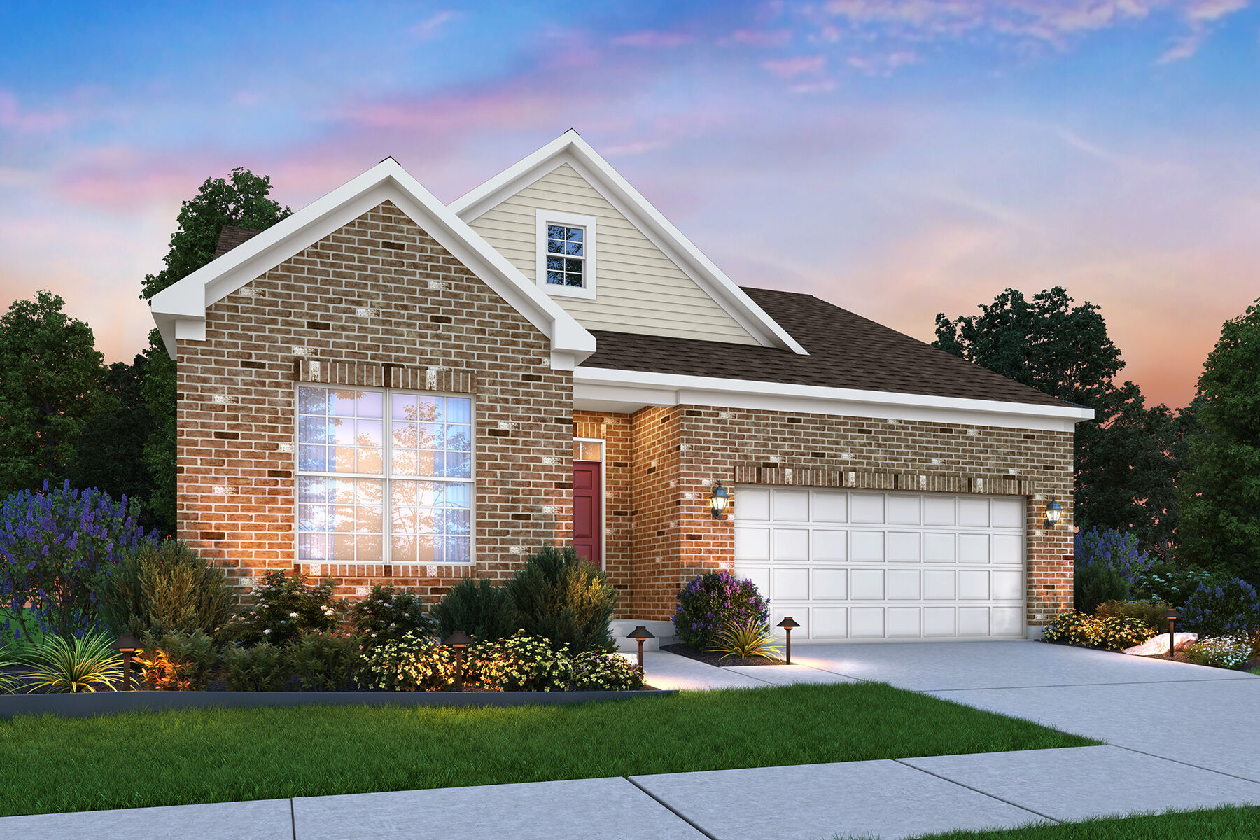 Faulkner - Elevation A (Optional Coach Lights and 