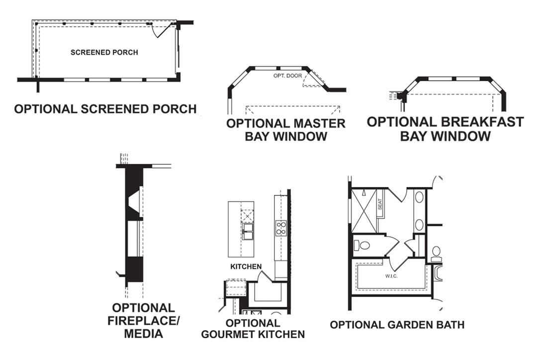 Serenity First Floor Options