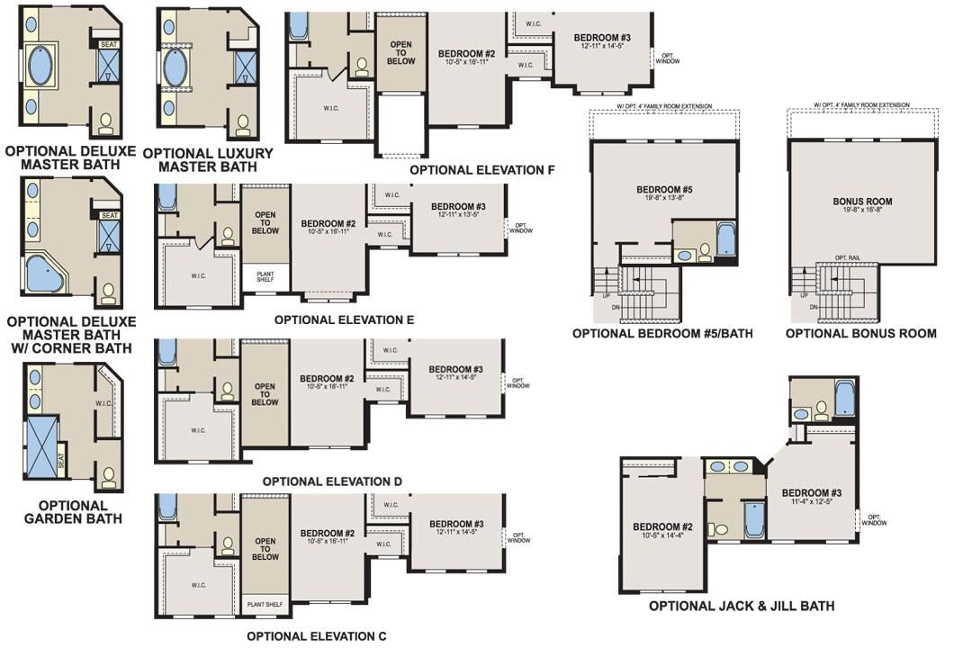 Ainsley II Floorplan Options