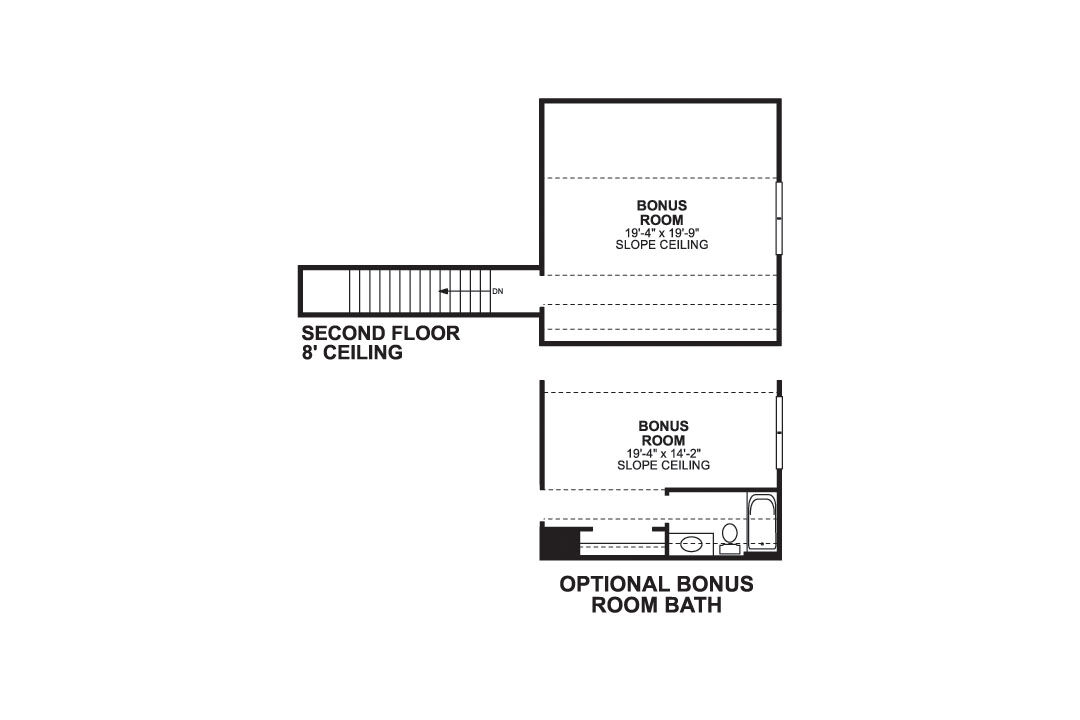 Beaufort Second Floor Options