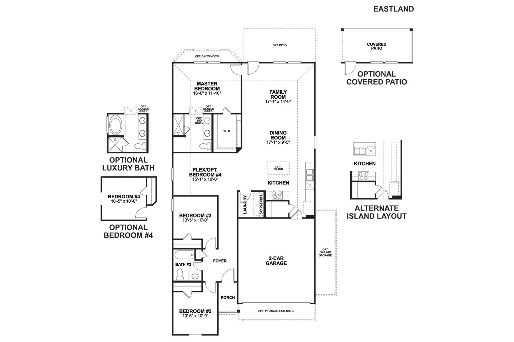 New Homes in Magnolia The Eastland (Plan) M/I Homes