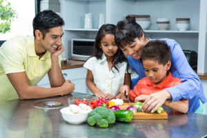 Family cooking