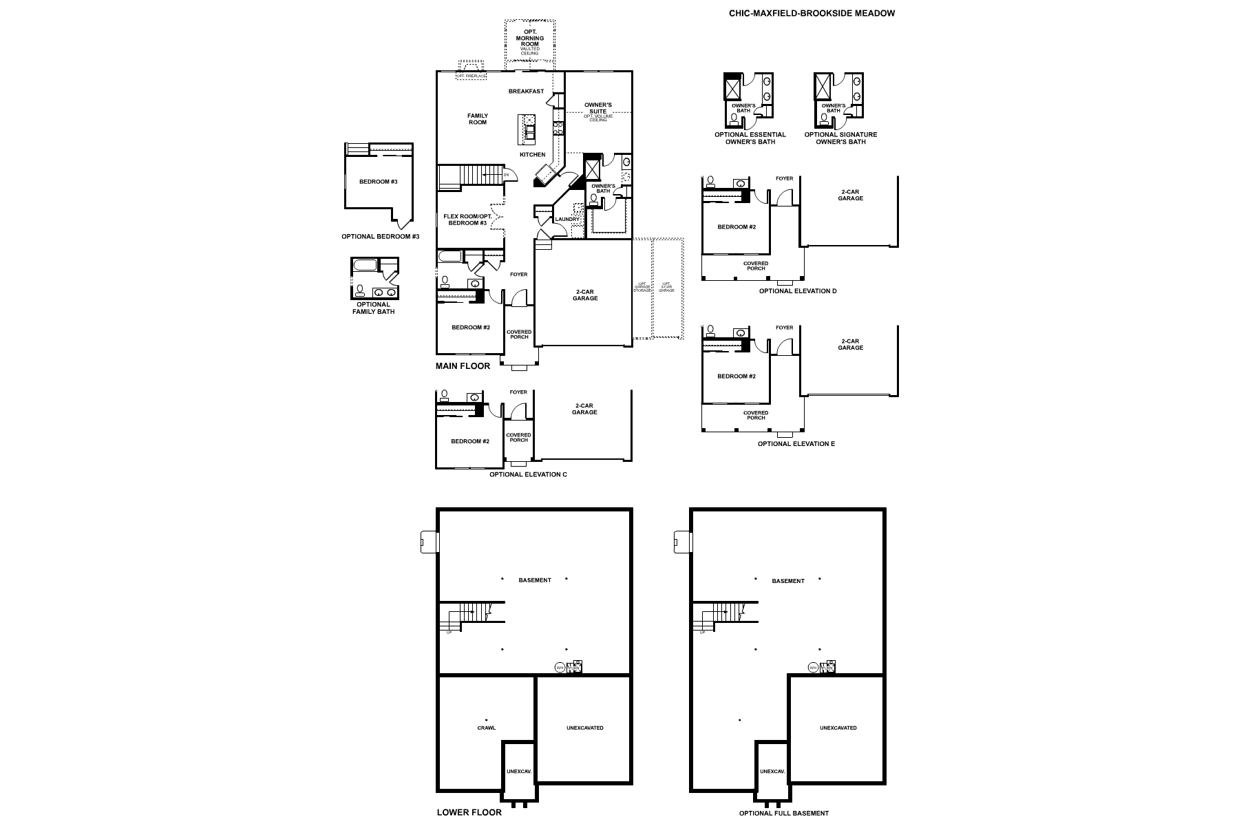 Brookside Meadows Maxfield Floorplan