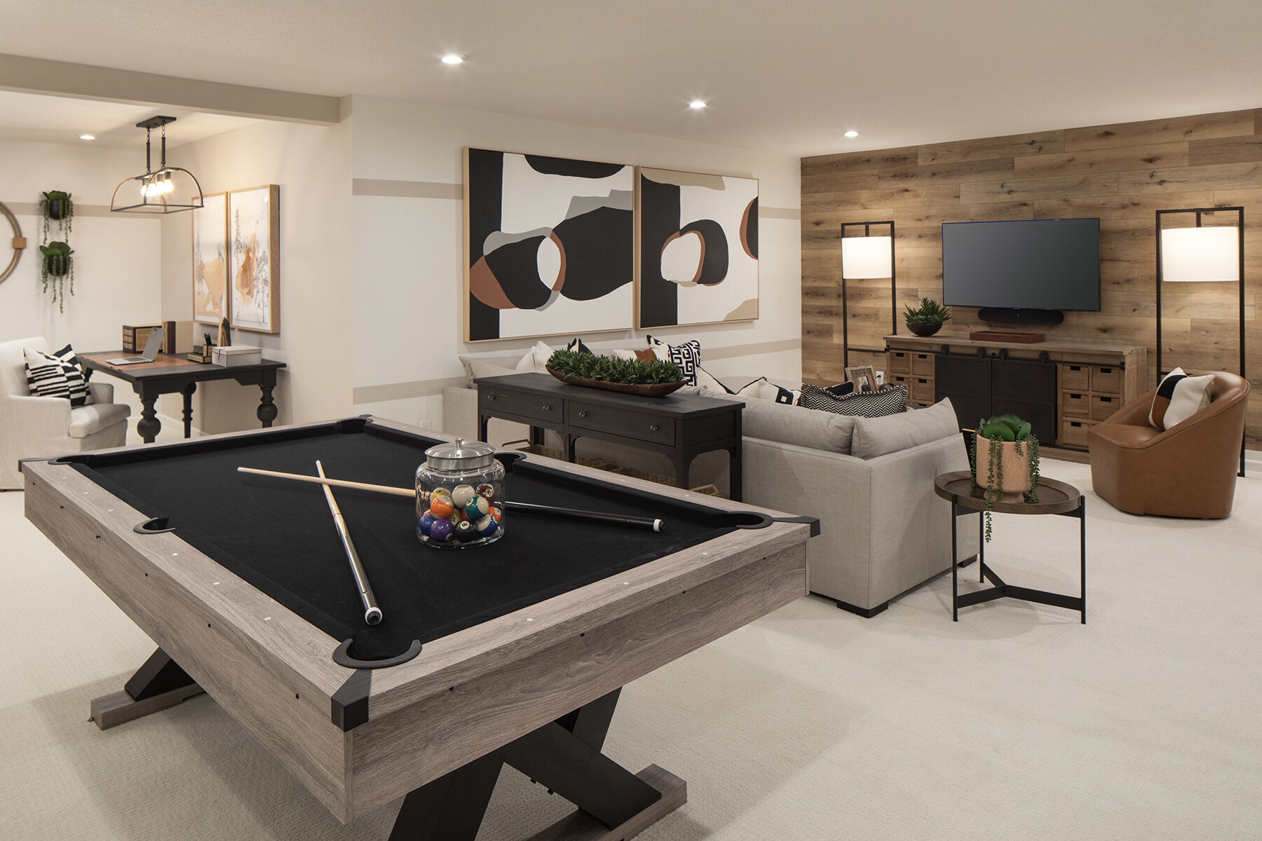 Lower Level Recreation Room - Representational Photo