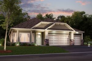 Cedarwood 3-Car Elevation G - Stone