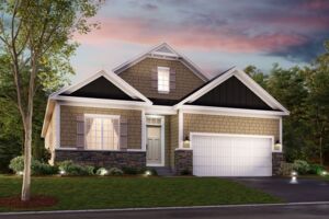 Hillcrest 2-Car Elevation C - Stone