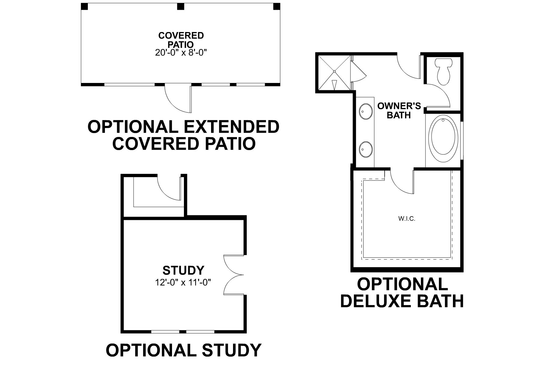 Bonnell II First Floor Options