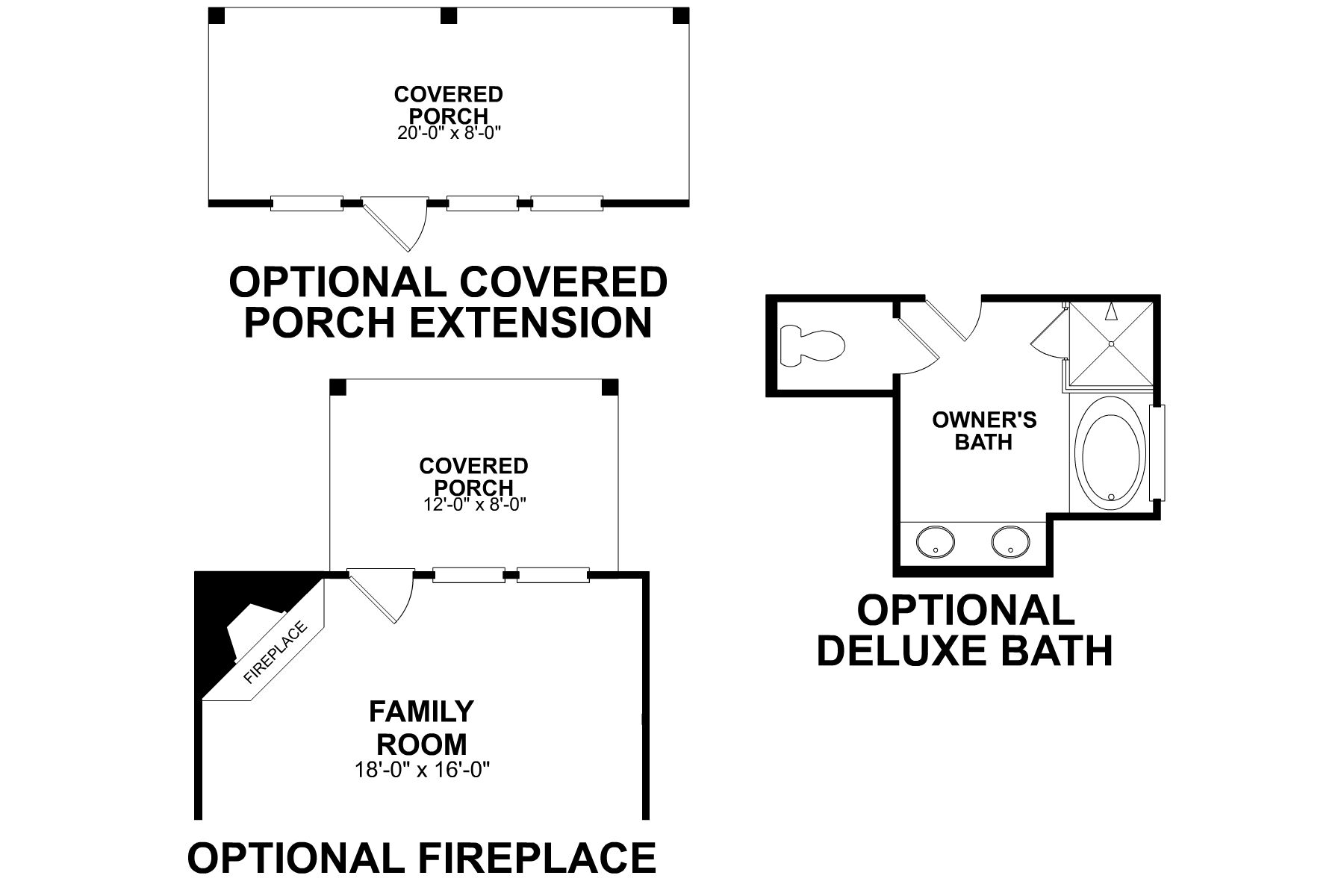 Continental II First Floor Options