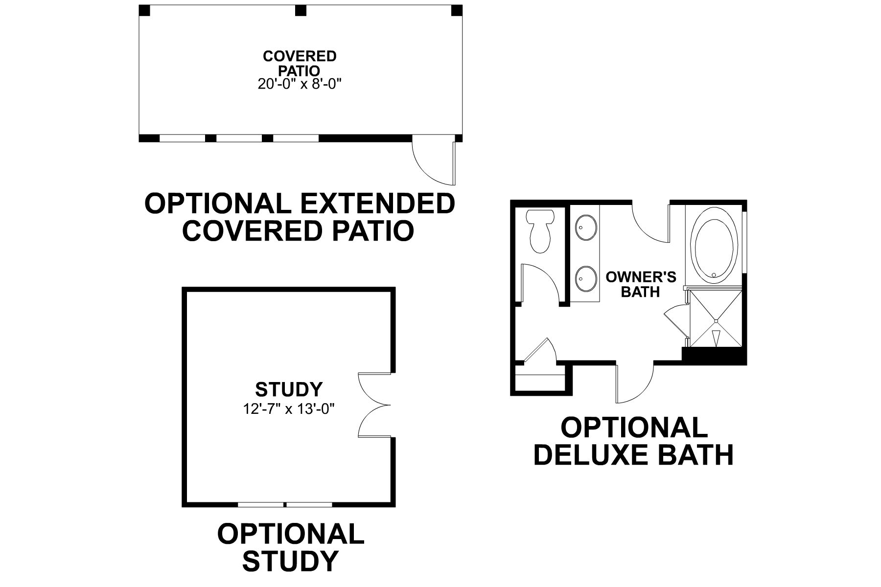 Belmont II First Floor Options