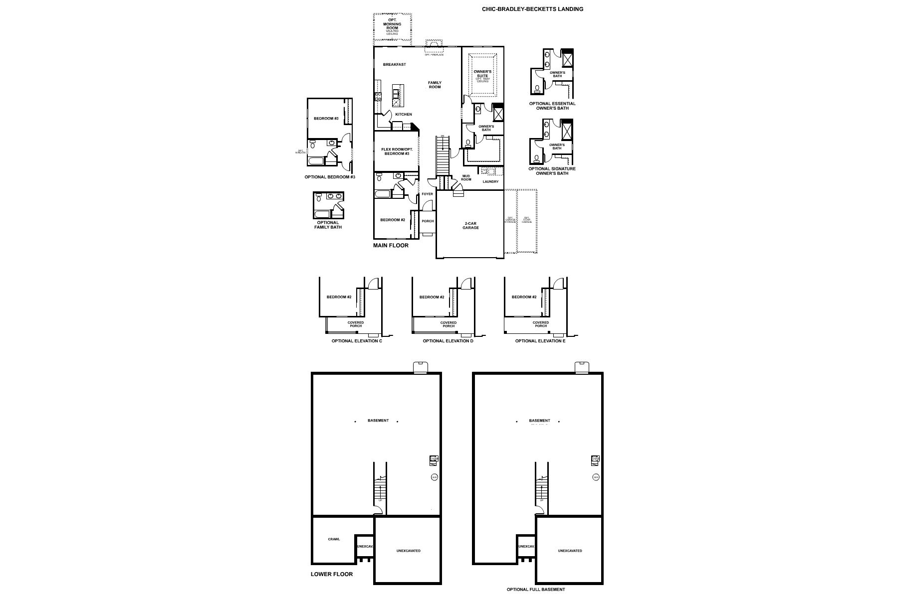Becketts Landing Bradley Floorplan 