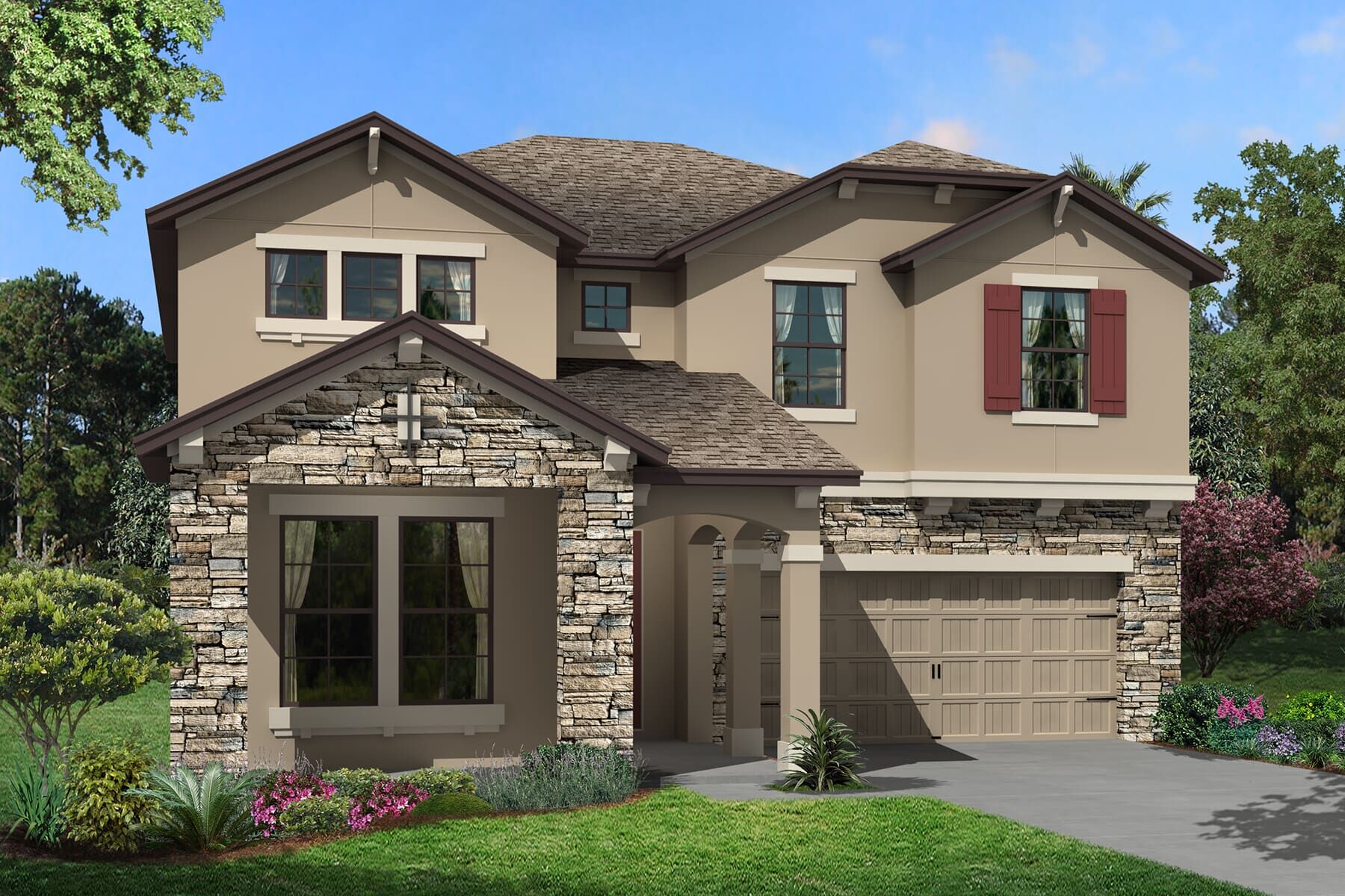 New Homes in Wesley Chapel The Casanova (Plan) M/I Homes