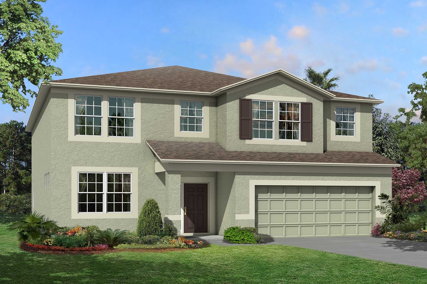 New Homes in Zephyrhills The Mira Lago (Plan) M/I Homes