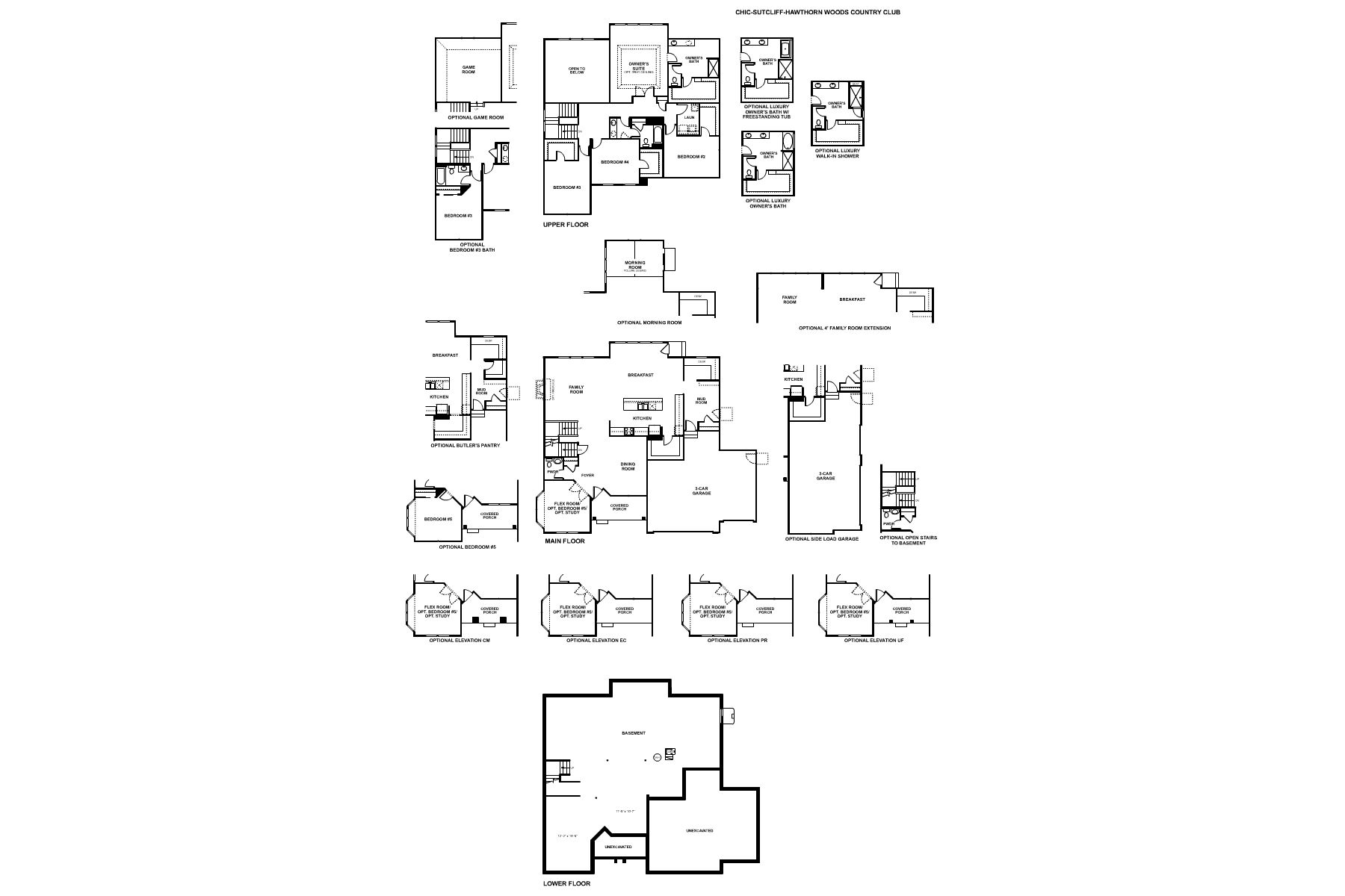 Hawthorn Woods Country Club Sutcliff Floorplan