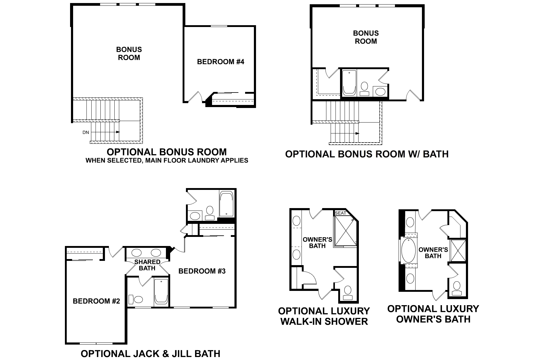 Hawthorn Woods Country Club Hudson Upper Floor Options