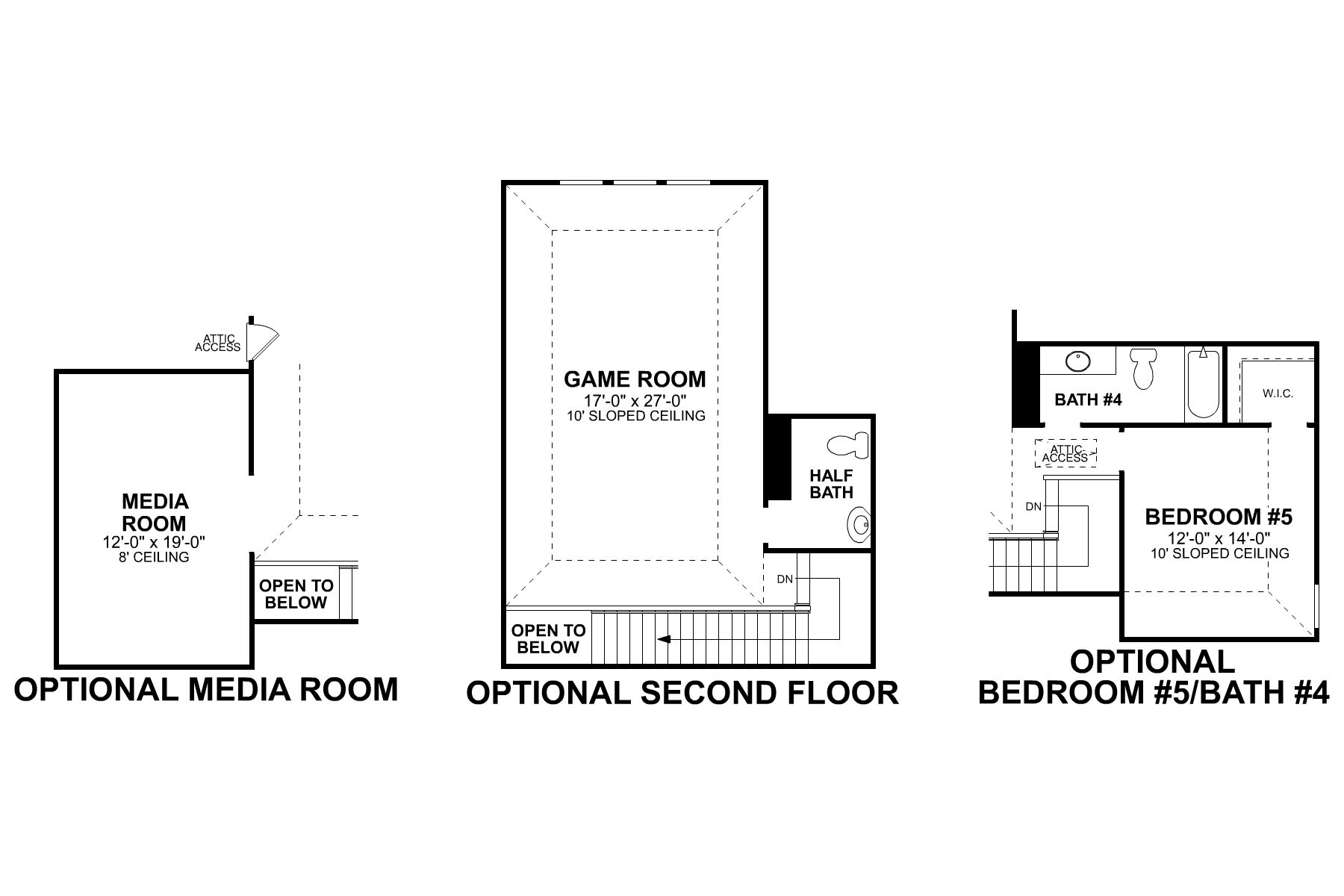 Nolan Second Floor Options