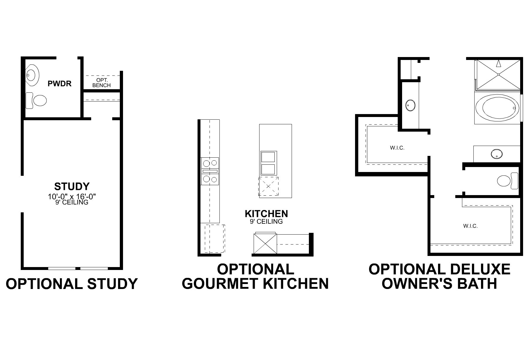 Bachman First Floor Options