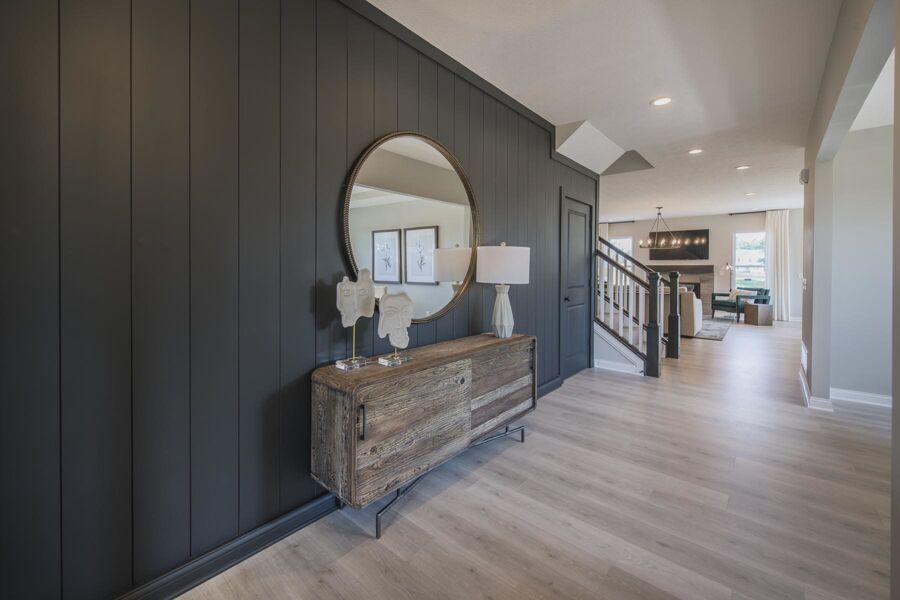 Monochrome Gray Foyer