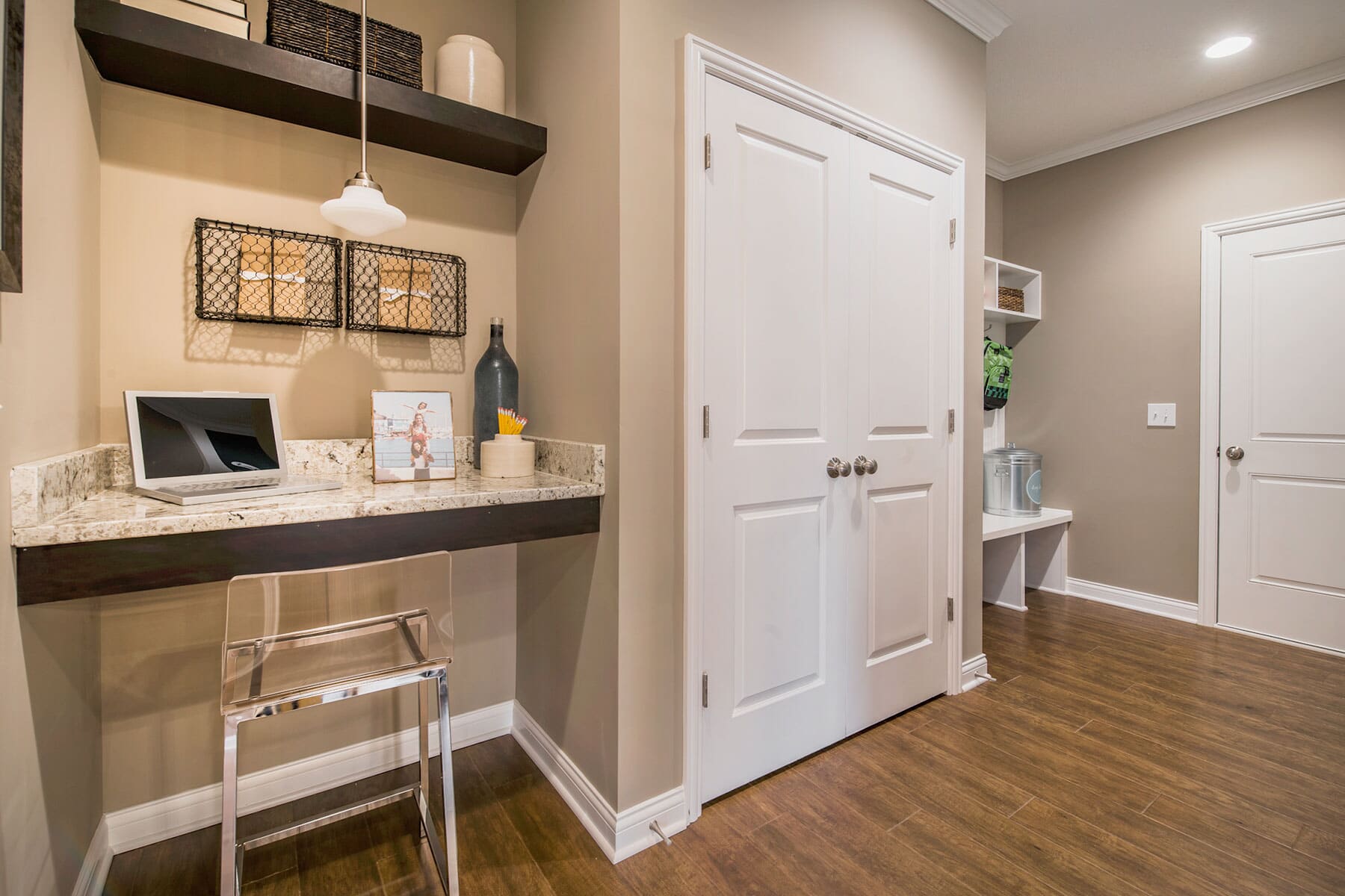 Mud Room With Desk
