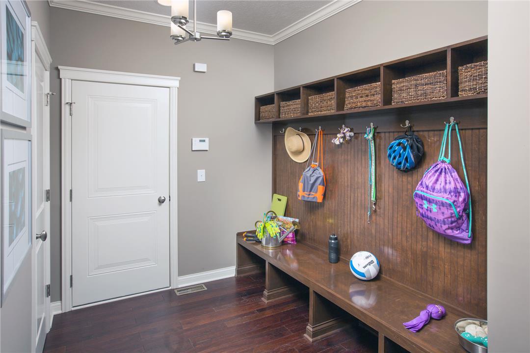 Kid-Friendly Mud Room Cubbies Organization