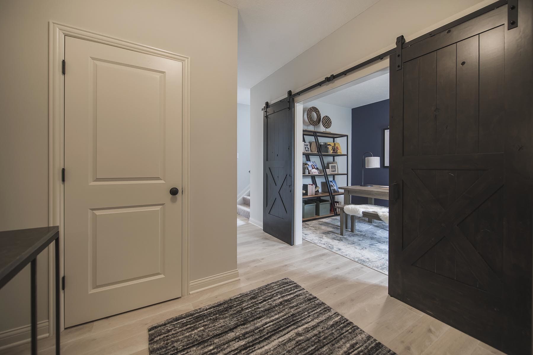 Interior Home Dark Barn Doors