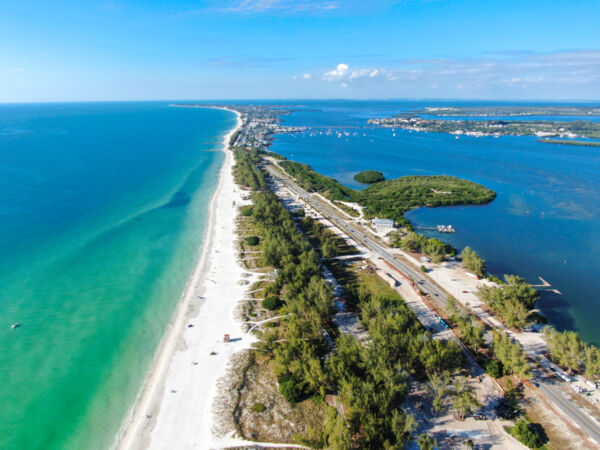 Beach aerial