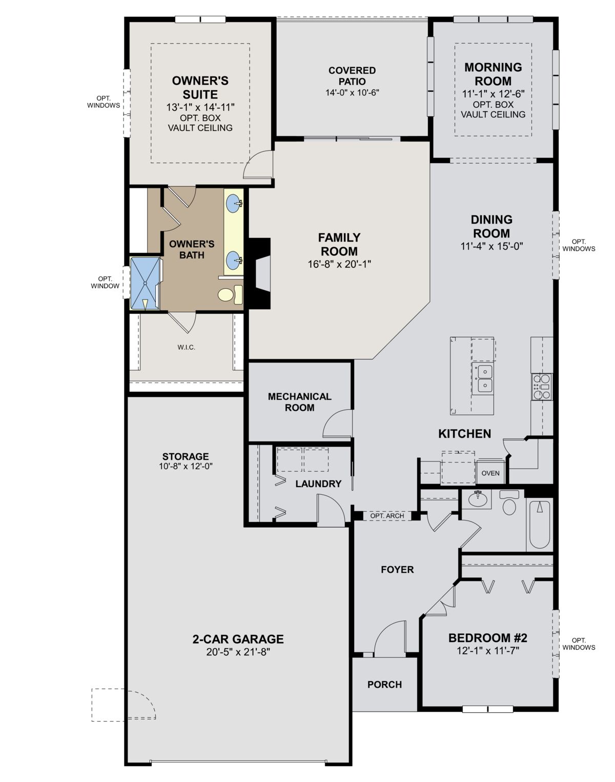 Amber Fields Willow II Floorplan