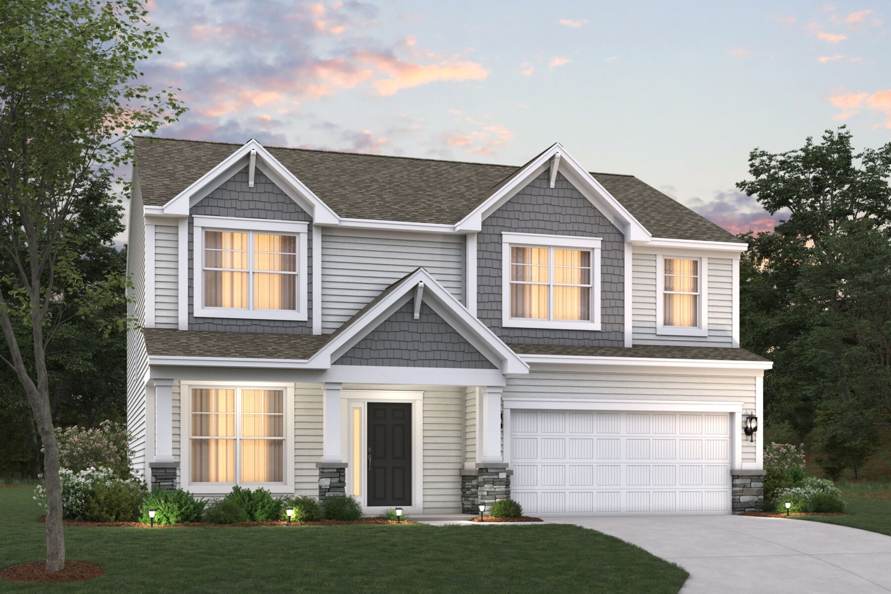 New Homes in Whitestown The Findlay (Plan) M/I Homes