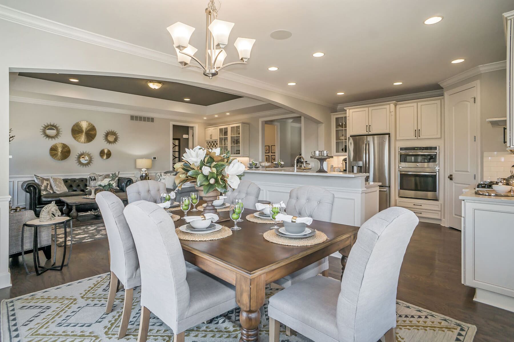 Dining Room Table Scaled to Fit Space