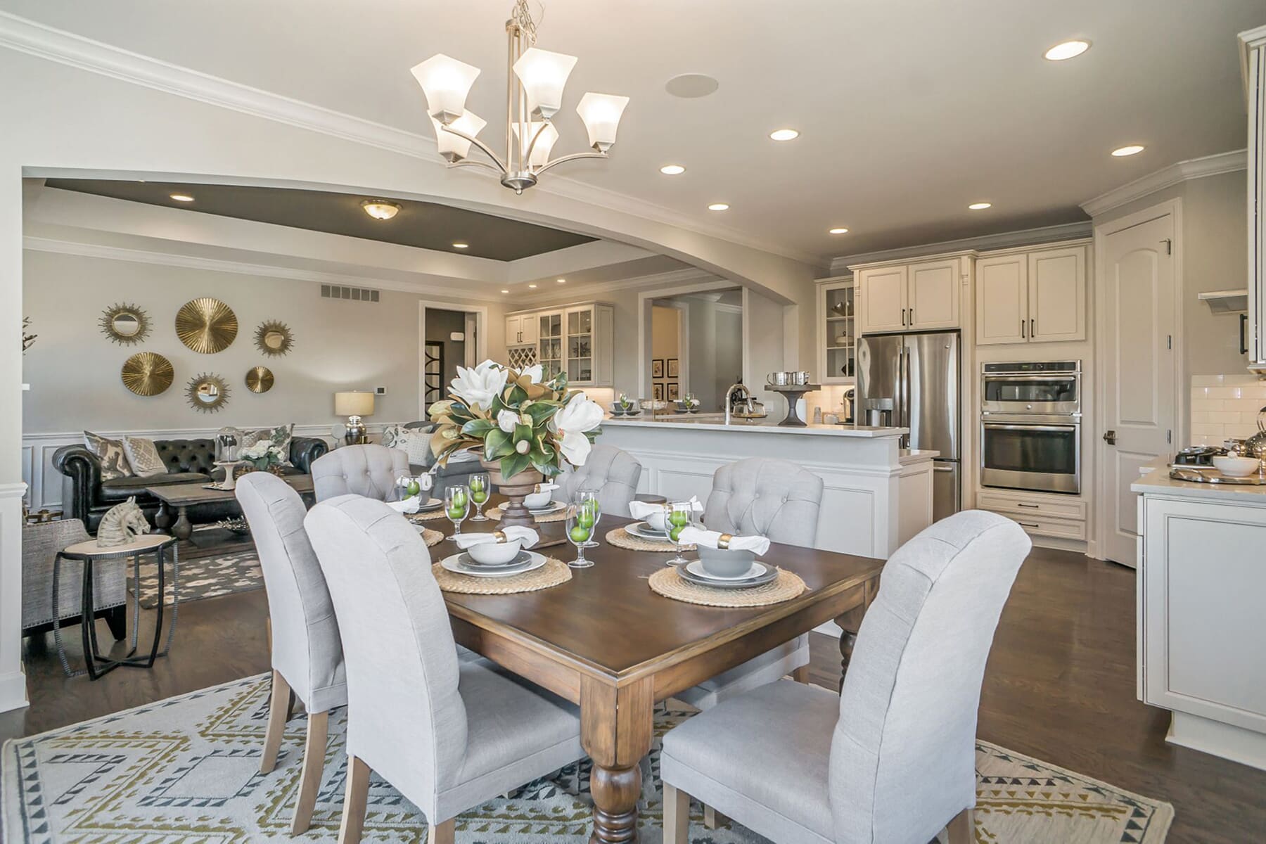 Dining Room Table Scaled to Fit Space