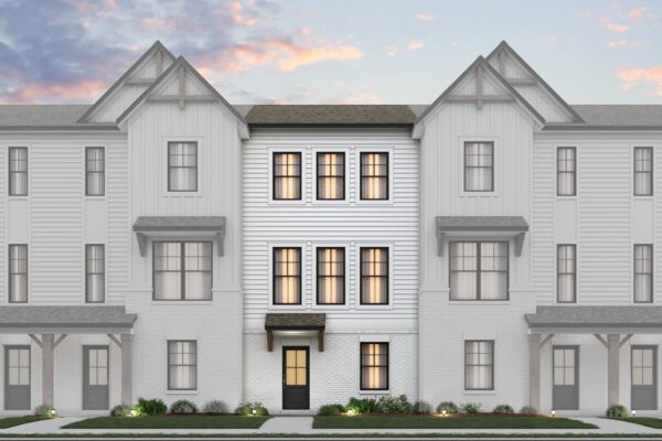 3-Story Farmhouse Elevation 3