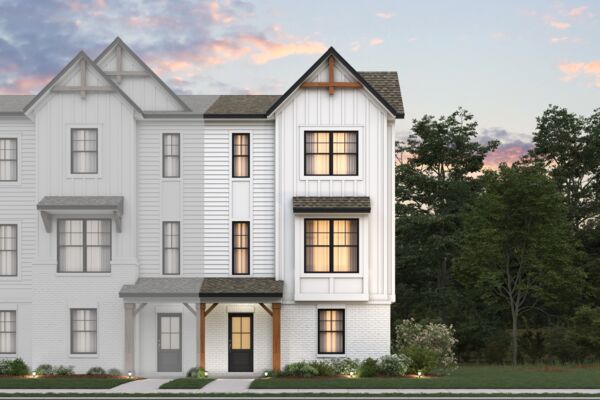 3-Story Farmhouse Elevation 3