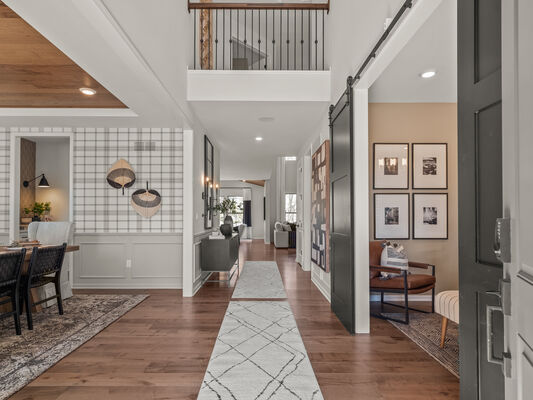 Interior image of a M/I Home model foyer