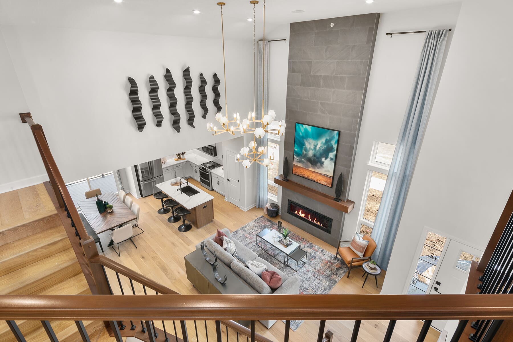 Family Room With Modern Design