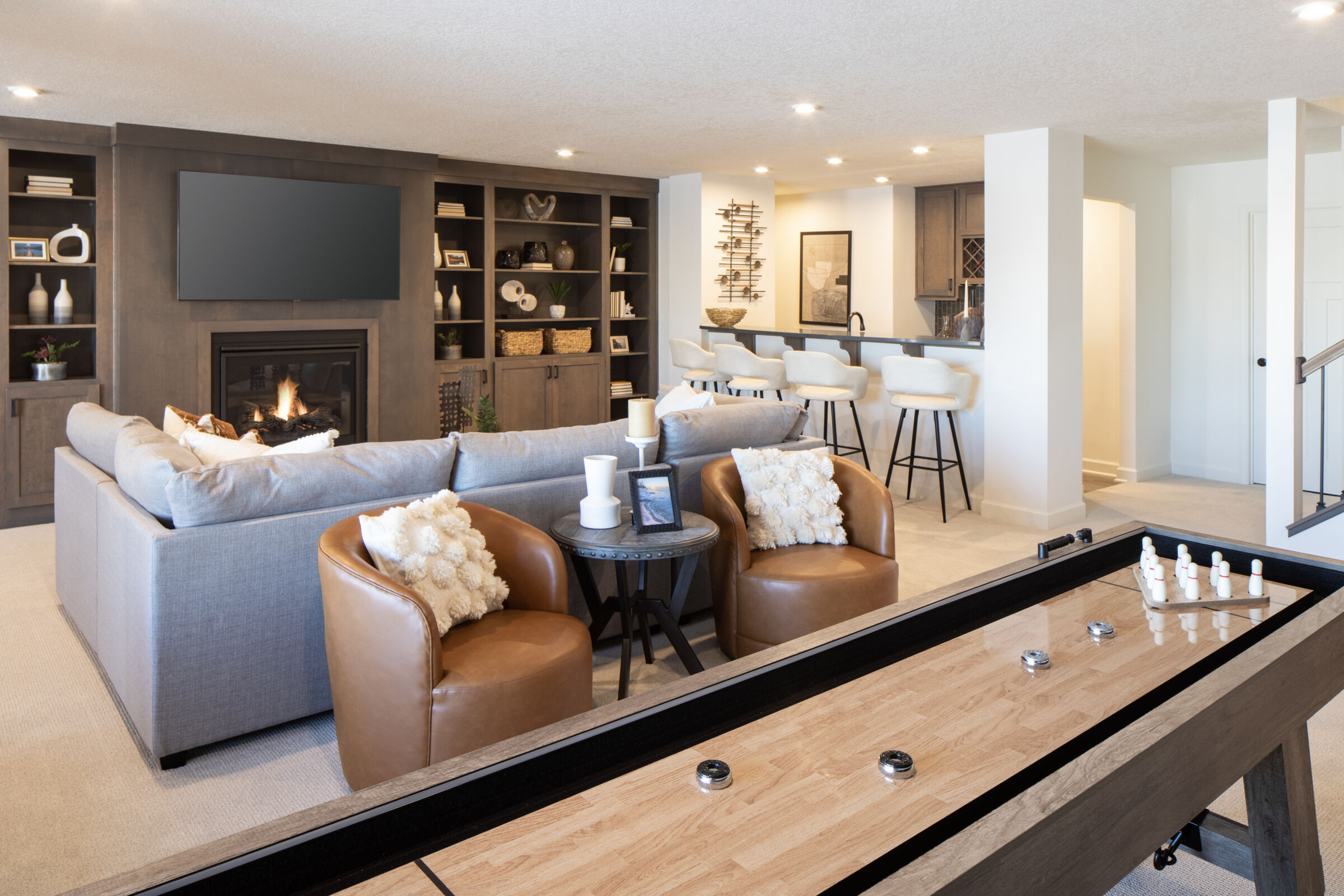 Lower Level Recreation Room - Representational Photo