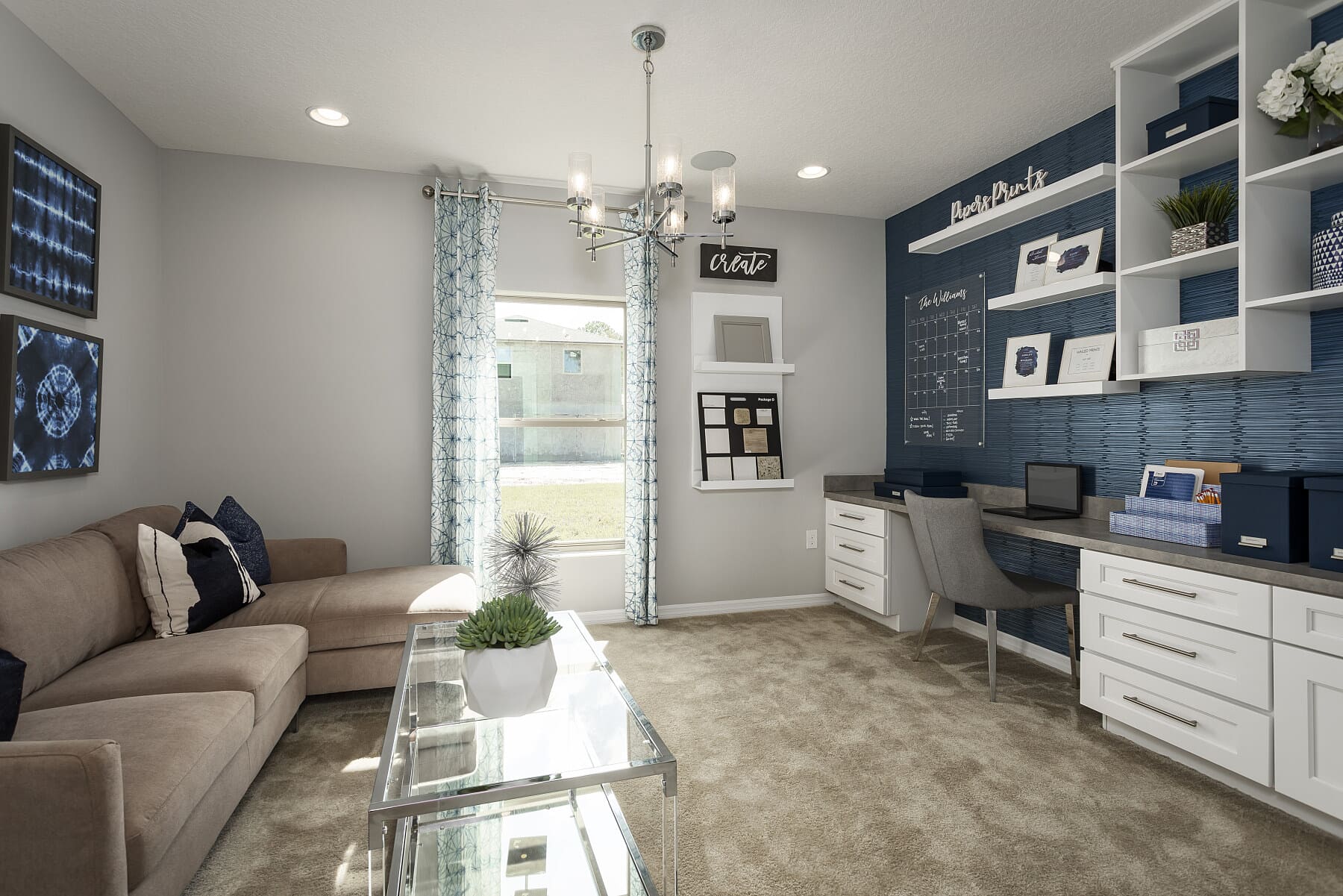 Flex Room in Santa Rosa Floorplan by M/I Homes